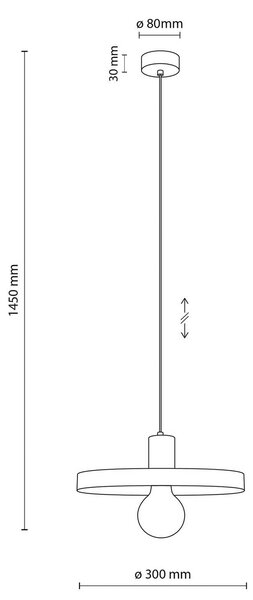 Lampa wisząca Sila TK Lighting, możliwość ściemniania, zielony, salon / jadalnia, metal, nowoczesny