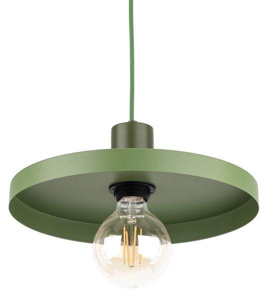 Lampa wisząca Sila TK Lighting, możliwość ściemniania, zielony, salon / jadalnia, metal, nowoczesny