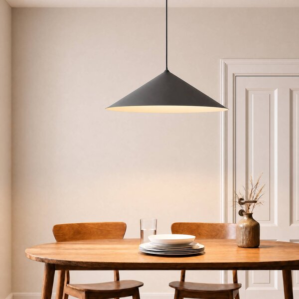 Lampa wisząca Lume XL TK Lighting, możliwość ściemniania, brązowy / rdzawy, salon / jadalnia, metal, nowoczesny