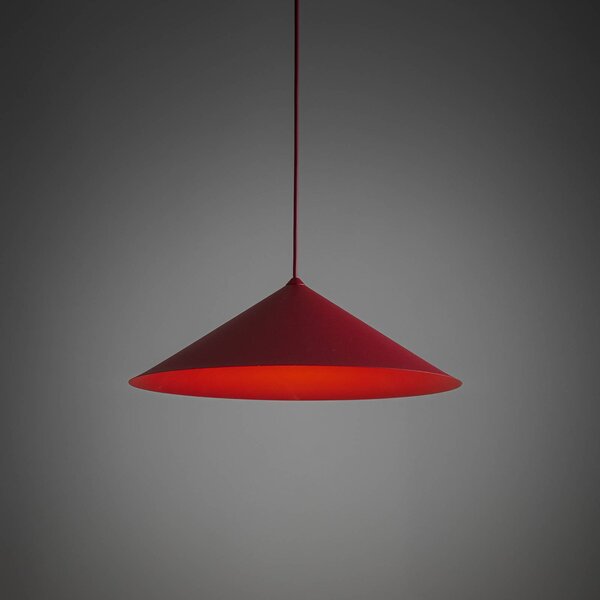 Lampa wisząca Lume L TK Lighting, możliwość ściemniania, czerwony, salon / jadalnia, metal, nowoczesny
