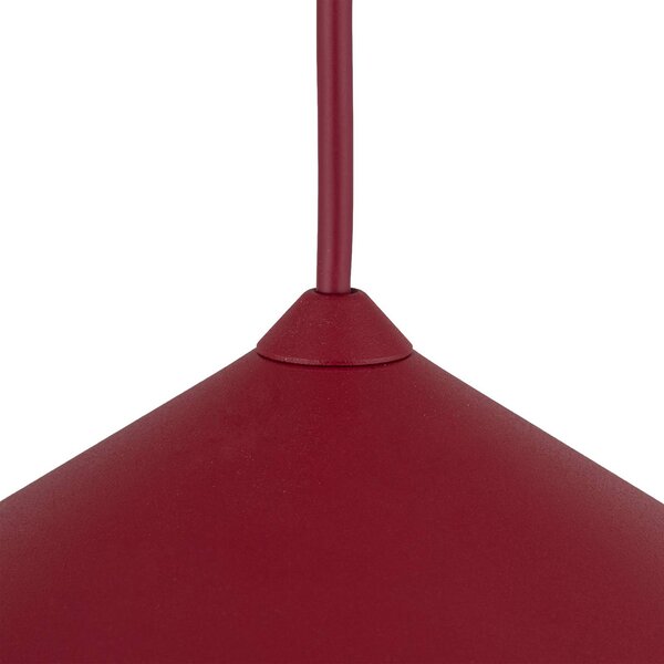 Lampa wisząca Lume XL TK Lighting, możliwość ściemniania, czerwony, salon / jadalnia, metal, nowoczesny