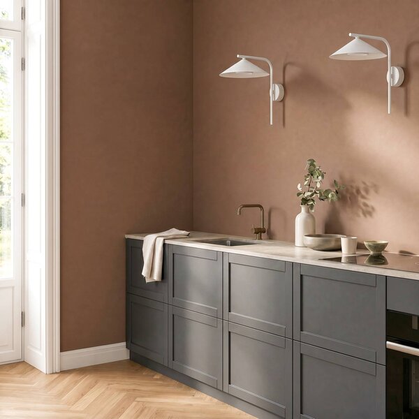Kinkiet Lume S TK Lighting, możliwość ściemniania, aluminiowy / szary / cynkowy, salon / jadalnia, metal, nowoczesny