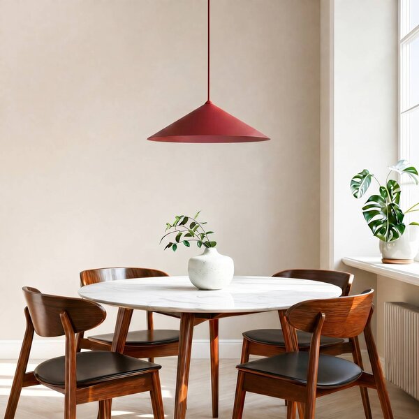 Lampa wisząca Lume XL TK Lighting, możliwość ściemniania, czerwony, salon / jadalnia, metal, nowoczesny