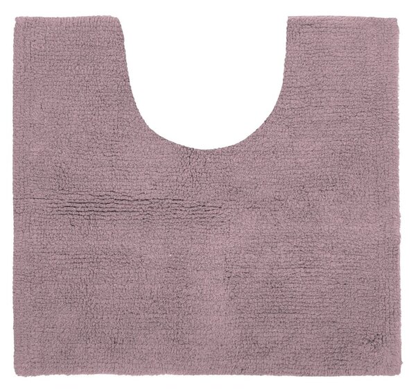 Jasnoróżowy dywanik łazienkowy 50x45 cm Riva – Tiseco Home Studio