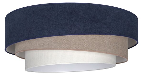 Lampa Sufitowa Duolla, Trio, niebieski, kuchnia, tkanina | tekstylia, młodzieżowy