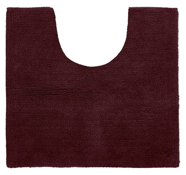 Burgundowy dywanik łazienkowy 50x45 cm Riva – Tiseco Home Studio