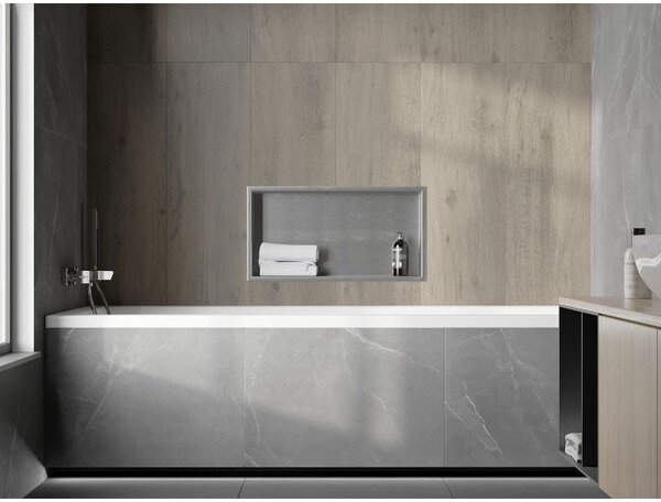 Mexen X-Wall-R półka wnękowa z kołnierzem 60 x 30 cm, inox - 1910603010