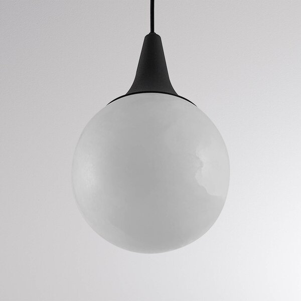 Molto Luce Lampa wisząca ARE, możliwość ściemniania, czarny, salon / jadalnia, kamień, nowoczesny
