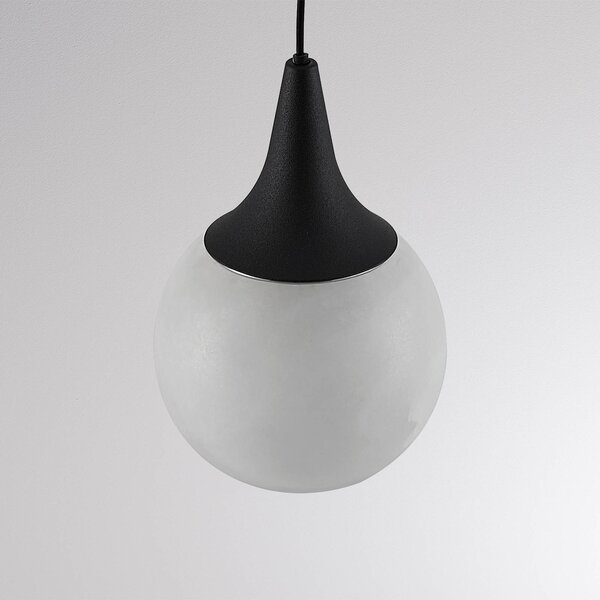 Molto Luce Lampa wisząca ARE, możliwość ściemniania, czarny, salon / jadalnia, kamień, nowoczesny