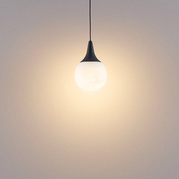 Molto Luce Lampa wisząca ARE, możliwość ściemniania, czarny, salon / jadalnia, kamień, nowoczesny