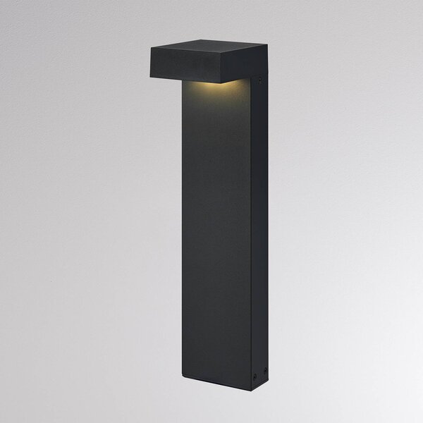 Molto Luce Słupek oświetleniowy LED ATO, wysokość 45 cm, DALI, antracyt, IP65, metal możliwość ściemniania, czarny, aluminium, nowoczesny