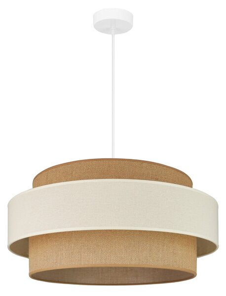 Lampa Wisząca Duolla, Space, beżowy, sypialnia, tkanina | tekstylia, młodzieżowy