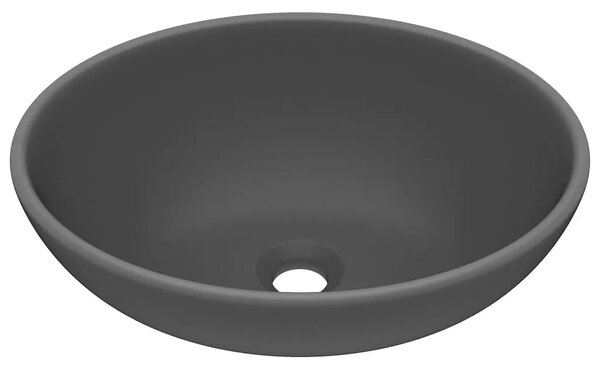 Ceramiczna umywalka nablatowa ciemnoszary mat D6-W29