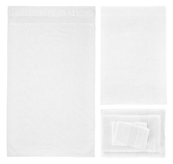 Białe bawełniane ręczniki frotte zestaw 6 szt. Anti-Bacterial – Catherine Lansfield