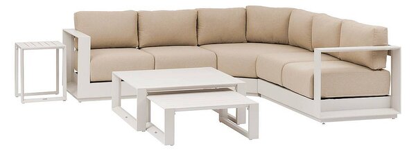 Zestaw aluminiowy dla 6 osób MADRYT (cappuccino)