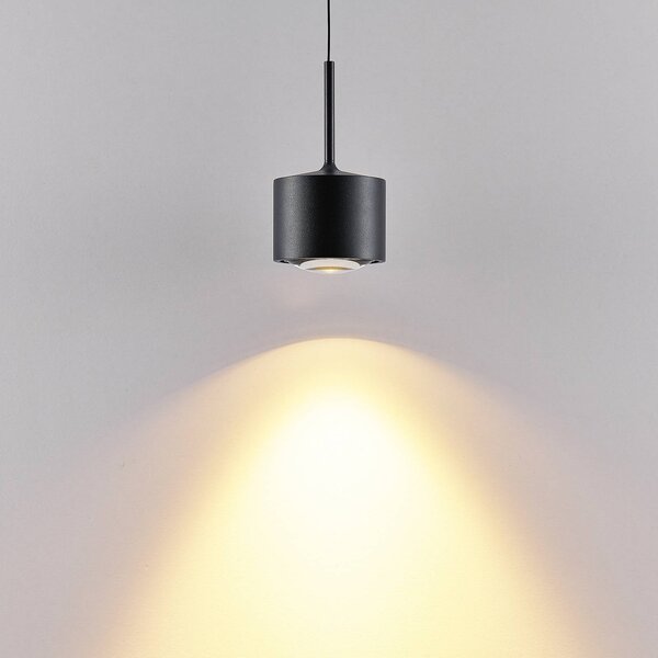 Molto Luce Lampa wisząca MAG MINI, możliwość ściemniania, czarny, salon / jadalnia, aluminium, nowoczesny