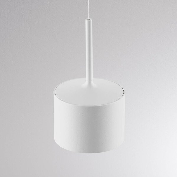 Molto Luce Lampa wisząca MAG MINI, możliwość ściemniania, biały / opal, salon / jadalnia, aluminium, nowoczesny