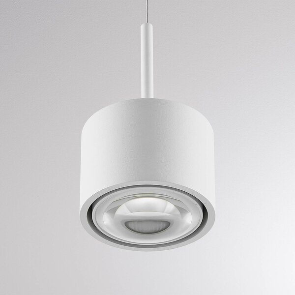 Molto Luce Lampa wisząca MAG MINI, możliwość ściemniania, biały / opal, salon / jadalnia, aluminium, nowoczesny