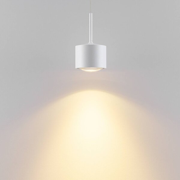 Molto Luce Lampa wisząca MAG MINI, możliwość ściemniania, biały / opal, salon / jadalnia, aluminium, nowoczesny