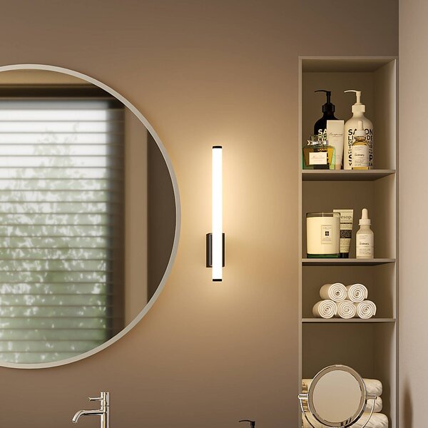 Molto Luce Kinkiet VINA UP S, czarny, łazienka, aluminium, nowoczesny