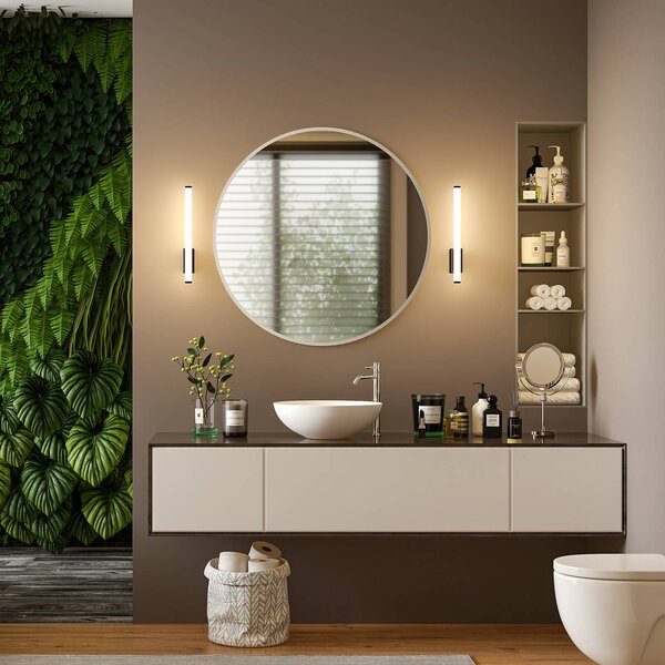 Molto Luce Kinkiet VINA UP S, czarny, łazienka, aluminium, nowoczesny