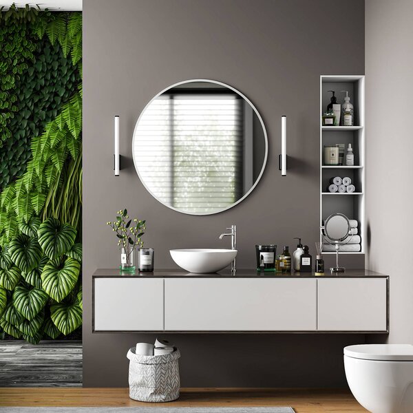 Molto Luce Kinkiet VINA UP S, czarny, łazienka, aluminium, nowoczesny