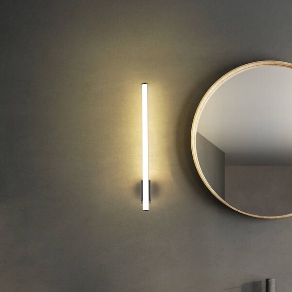 Molto Luce Kinkiet VINA UP M, czarny, łazienka, aluminium, nowoczesny