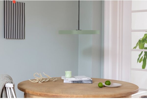 Jasnozielona lampa wisząca LED z metalowym kloszem ø 43 cm Asteria Medium – UMAGE