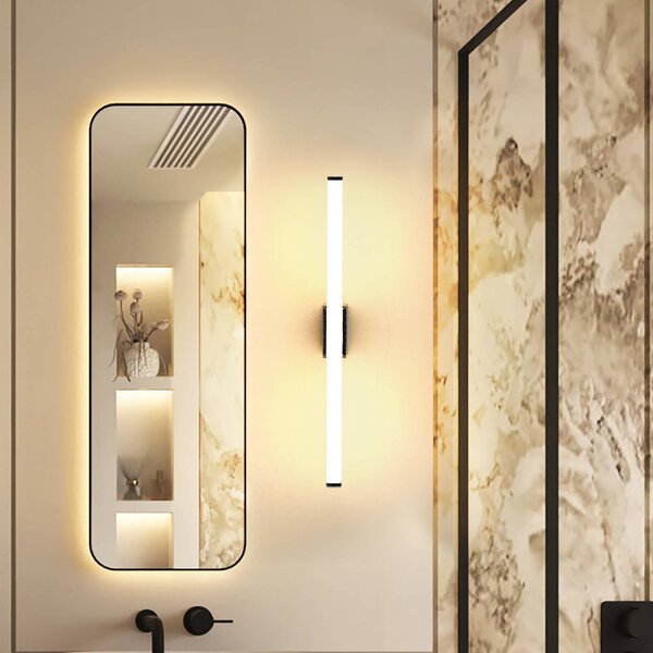 Molto Luce Kinkiet VINA S, czarny, łazienka, aluminium, nowoczesny