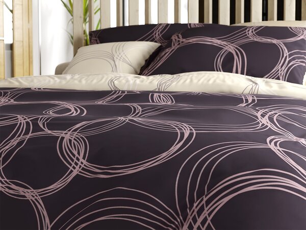 Bawełniana pościel BUBBLES BLEND czarna Rozmiar pościeli: 70 x 90 cm | 140 x 200 cm