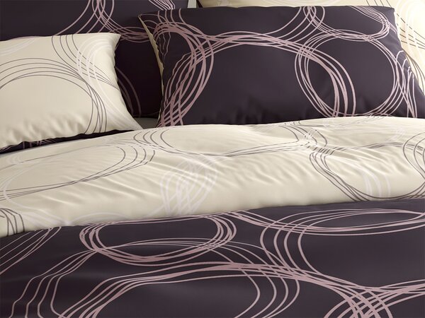 Bawełniana pościel BUBBLES BLEND czarna Rozmiar pościeli: 70 x 90 cm | 140 x 200 cm