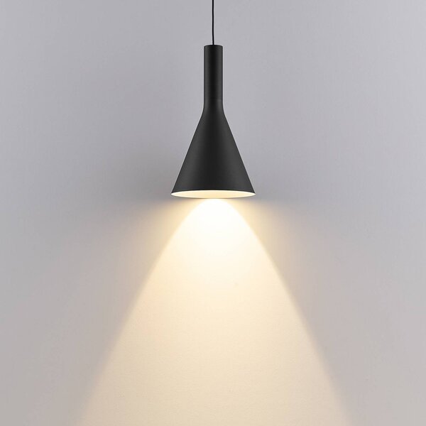 Molto Luce Lampa wisząca LORA I, możliwość ściemniania, czarny, salon / jadalnia, metal, nowoczesny