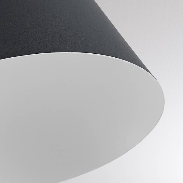 Molto Luce Lampa wisząca LORA I, możliwość ściemniania, czarny, salon / jadalnia, metal, nowoczesny