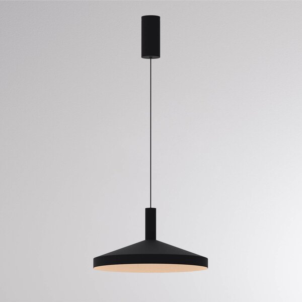 Molto Luce Lampa wisząca LORA III, możliwość ściemniania, czarny, salon / jadalnia, metal, nowoczesny