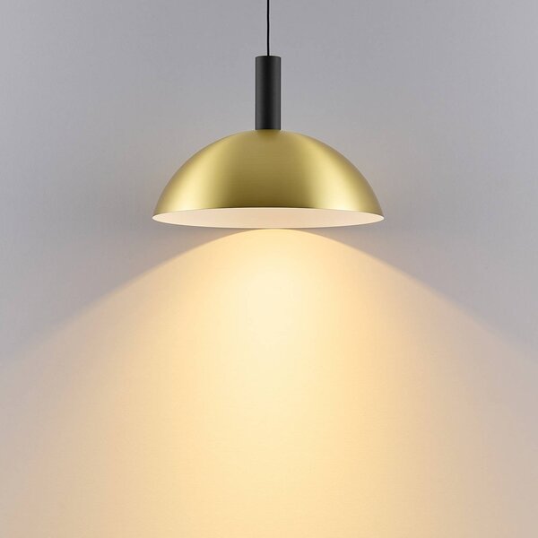 Molto Luce Lampa wisząca LORA II, możliwość ściemniania, mosiężny / złoty, salon / jadalnia, metal, nowoczesny