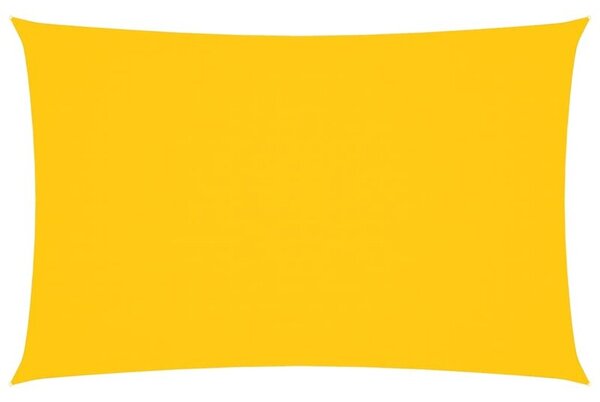 Prostokątny żagiel ogrodowy, tkanina oxford, 2,5x5 m, żółty