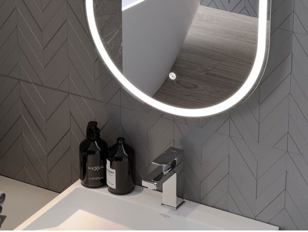 Mexen Bono lustro łazienkowe podświetlane 45 x 120 cm, LED 6000K, antypara - 9816-045-120-611-00