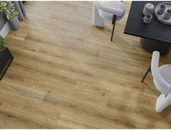 Mexen Sanford panele winylowe 1240 x 182 mm SPC 6,5 mm, podkład IXPE 1,5 mm, 4 V-Fuga, Dąb - F1059-1240-182-505-4V1-01