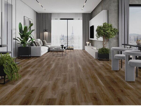Mexen San Juan panele winylowe 1240 x 182 mm SPC 6,5 mm, podkład IXPE 1,5 mm, 4 V-Fuga, Dąb - F1049-1240-182-505-4V1-01