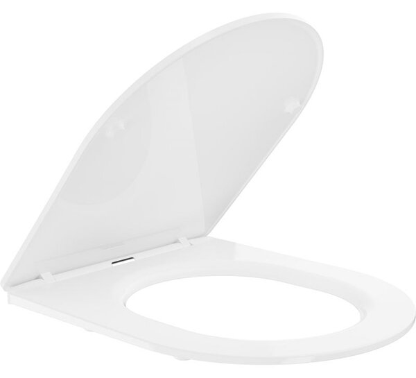 Mexen deska wolnoopadająca slim, duroplast, biała połysk - 39030100