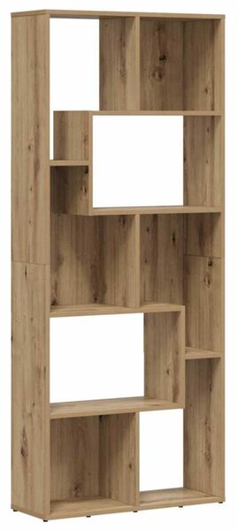 Regał na książki artisan oak 67x24x161 cm drewno konstrukcyjne