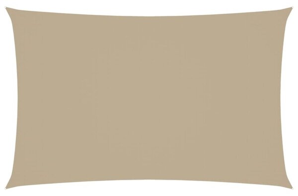 Prostokątny żagiel ogrodowy, tkanina oxford, 2,5x5 m, beżowy