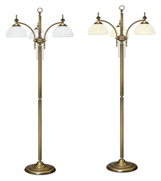 Lampa podłogowa z mosiądzu H-P3