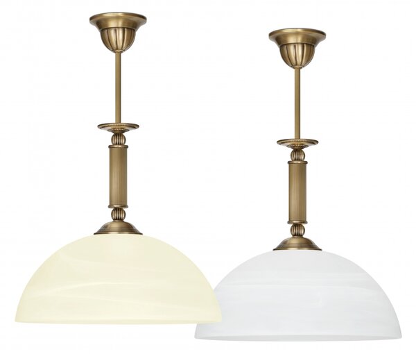 Lampa mosiężna z 1 kloszem H-S1