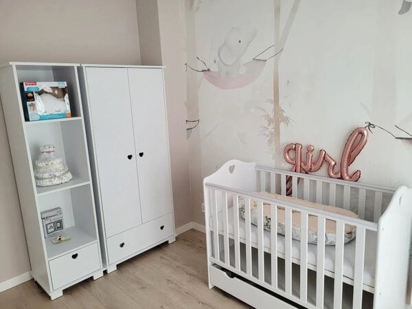 Szafa HEART z serduszkami do pokoju dziewczynki