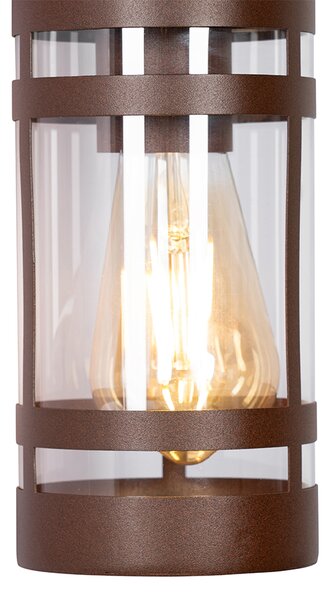 Industrialna lampa ścienna zewnętrzna rdzawo-brązowa IP44 - Ruben