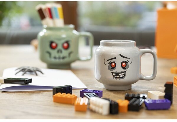 Szary ceramiczny kubek dla dzieci do latte 255 ml Zombie – LEGO®
