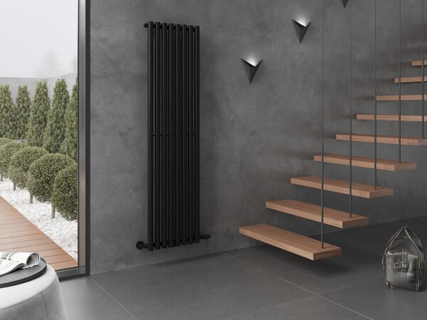 Mexen Nevada grzejnik dekoracyjny 1800 x 480 mm, 940 W, czarny - W201-1800-480-00-70