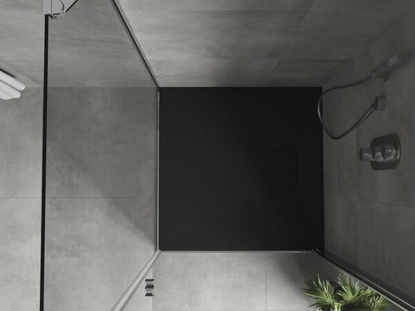 Mexen Hugo brodzik kwadratowy SMC 90 x 90 cm, czarny - 42709090
