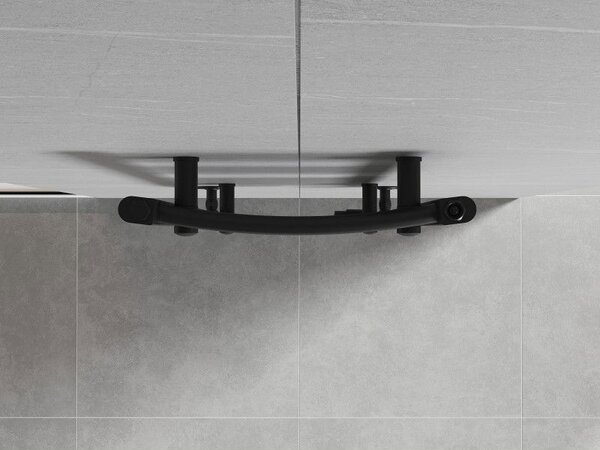 Mexen Ares grzejnik łazienkowy 900 x 400 mm, 312 W, czarny - W102-0900-400-00-70